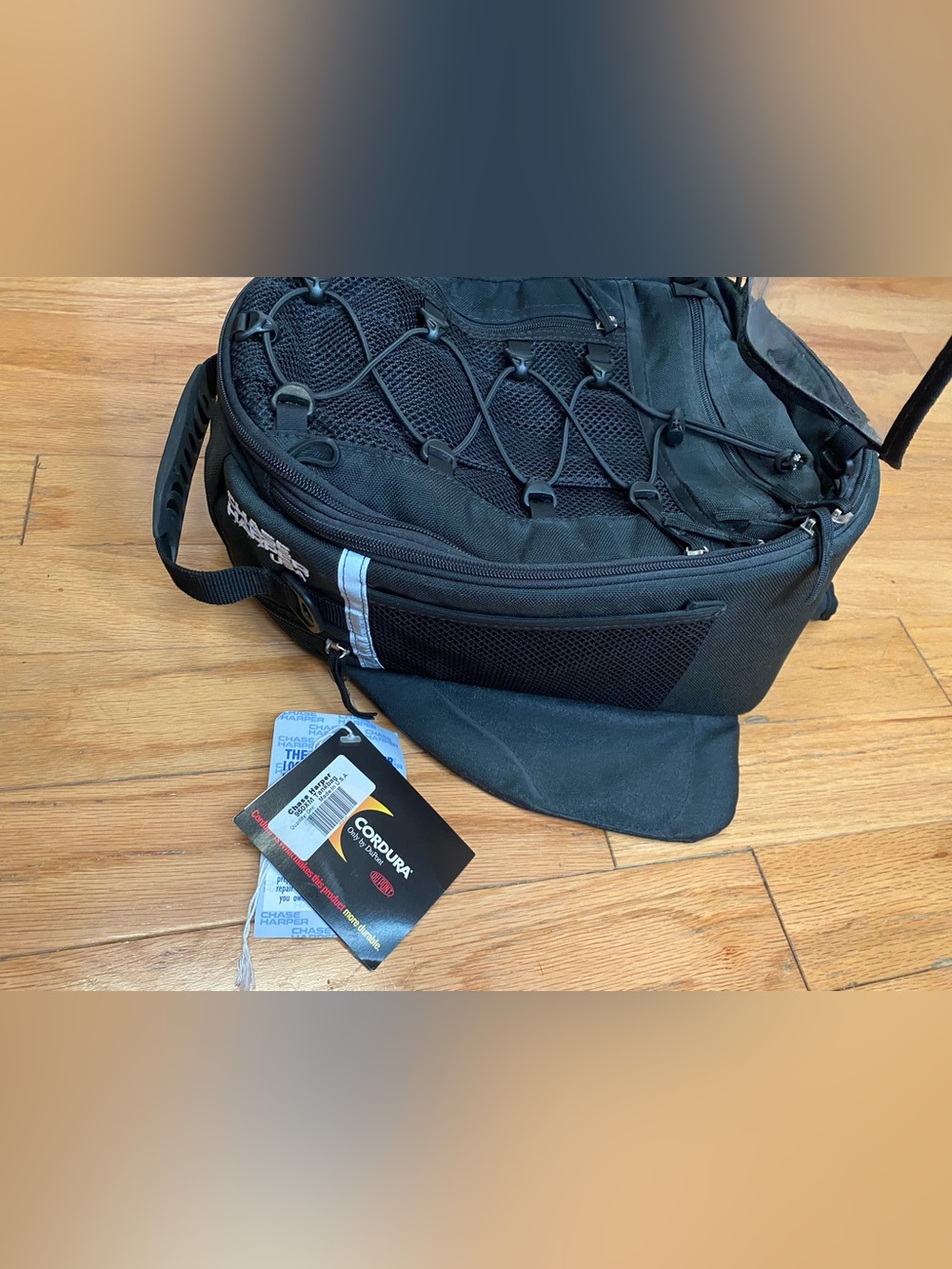 NWT Black Chase Harper 950 XM magnetic motorcycle tank Bag